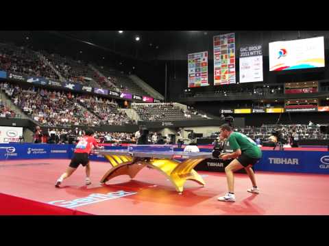 Table Tennis WTTC 2011 Rotterdam Samsonov Chen Qi 1 0f 5