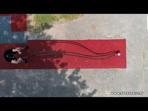 Battle Rope 9m pour Cross Training en plein air - Gamme Street Workout DAMAPRO_4
