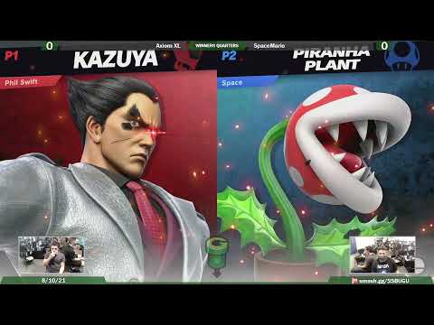 SU@GU 8-10 (Winners Quarters): Axiom XL (Kazuya) Vs. SpaceMario (Piranha Plant)