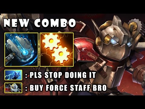The Monster Roaming Support [Clockwerk] Builds First Item Meteor Hammer | Dota 2 7.23