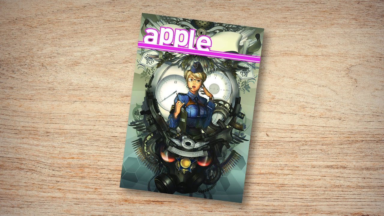 Apple Volume 3 artbook (book flip)