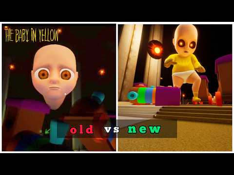 Baby in Yellow old vs new rabbit ending