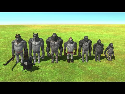 New! Updated Mutant Primates vs Ever faction |Animal Revolt Battle Simulator