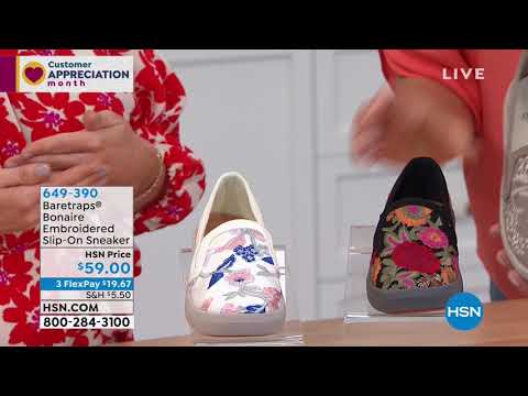 Baretraps Bonaire Embroidered SlipOn Sneaker