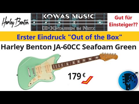 Harley Benton JA-60 CC Vintage Series Offset 2020s - Seafoam Green image 8