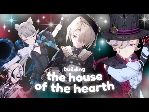 building lyney, lynette, & freminet (aesthetics over meta!) ✿ cozy genshin impact