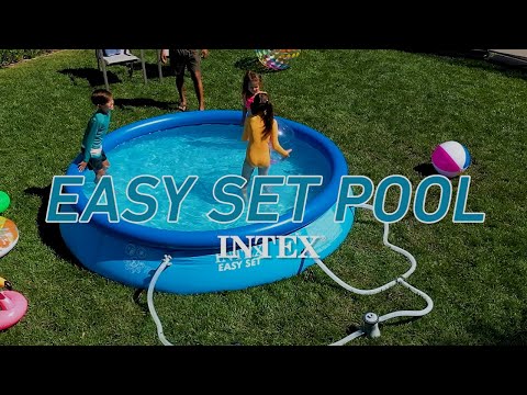 Надувной бассейн Intex 28118 Easy Set 305x61 см + фильтр насос и тент - фото 1 - id-p3065699655