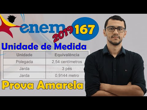 ENEM 2019 | Questão 167 | Matemática Prova Amarela | Unidade de Medida