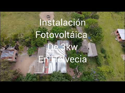 Instalación fotovoltaica de 3Kw en Helvecia