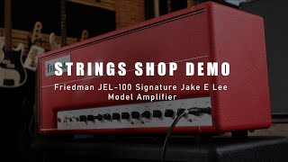 Video thumbnail for Strings Quick Demo : Friedman JEL-100 Signature Jake E Lee Model Amplifier by Strings Shop