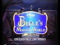 Disney S Belle S Magical World Trailer 1998 VHS Capture