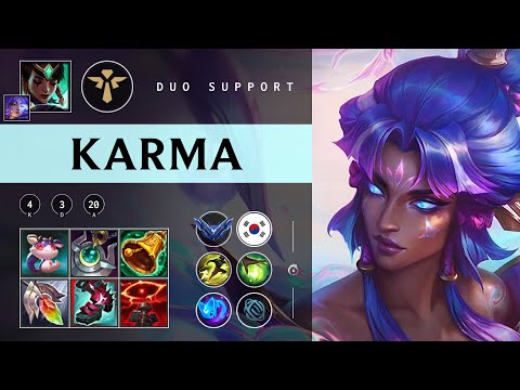 Karma Support vs Bard - KR Diamond Patch 25.24
