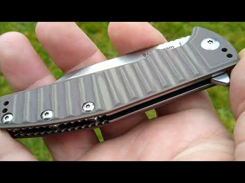 Tangram Orion - Acuto 440 steel.   One of the best EDC knives out there.  A Dirk Pinkerton Design