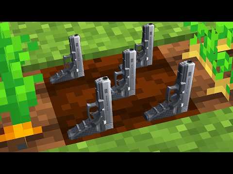 Minecraft, but You Can Grow Guns...