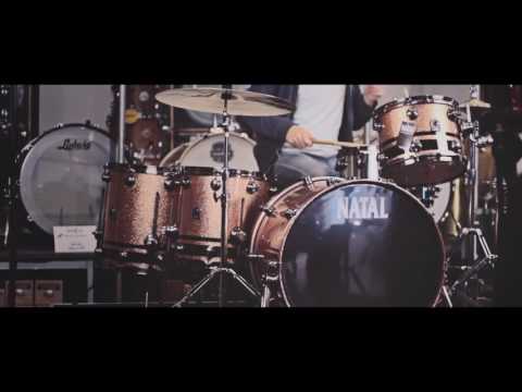 Natal 'The Originals' Champagne Sparkle Split Lacquer Birch Drum Kit