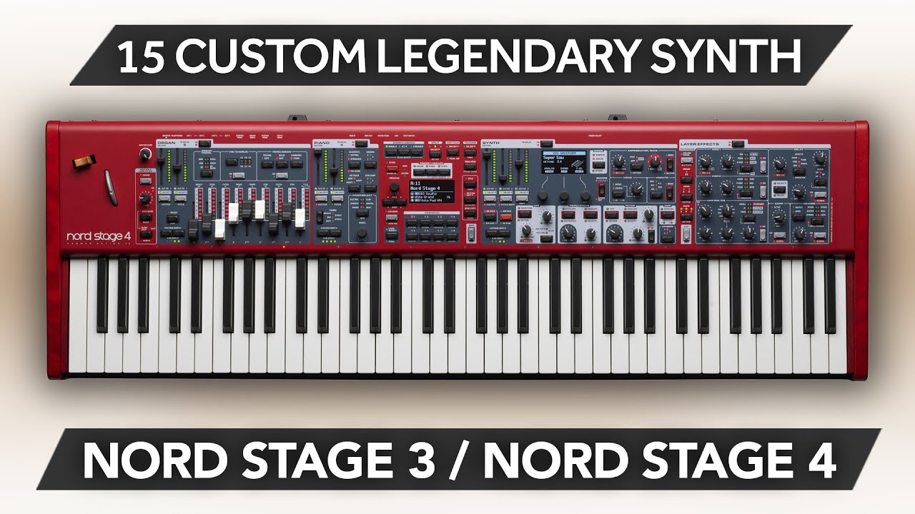 DVK020 - ( Bundle ) - Legendary Synth Expansion 04 + Legendary Pads Expansion 03 - Nord Stage 3 - Video Preview 1