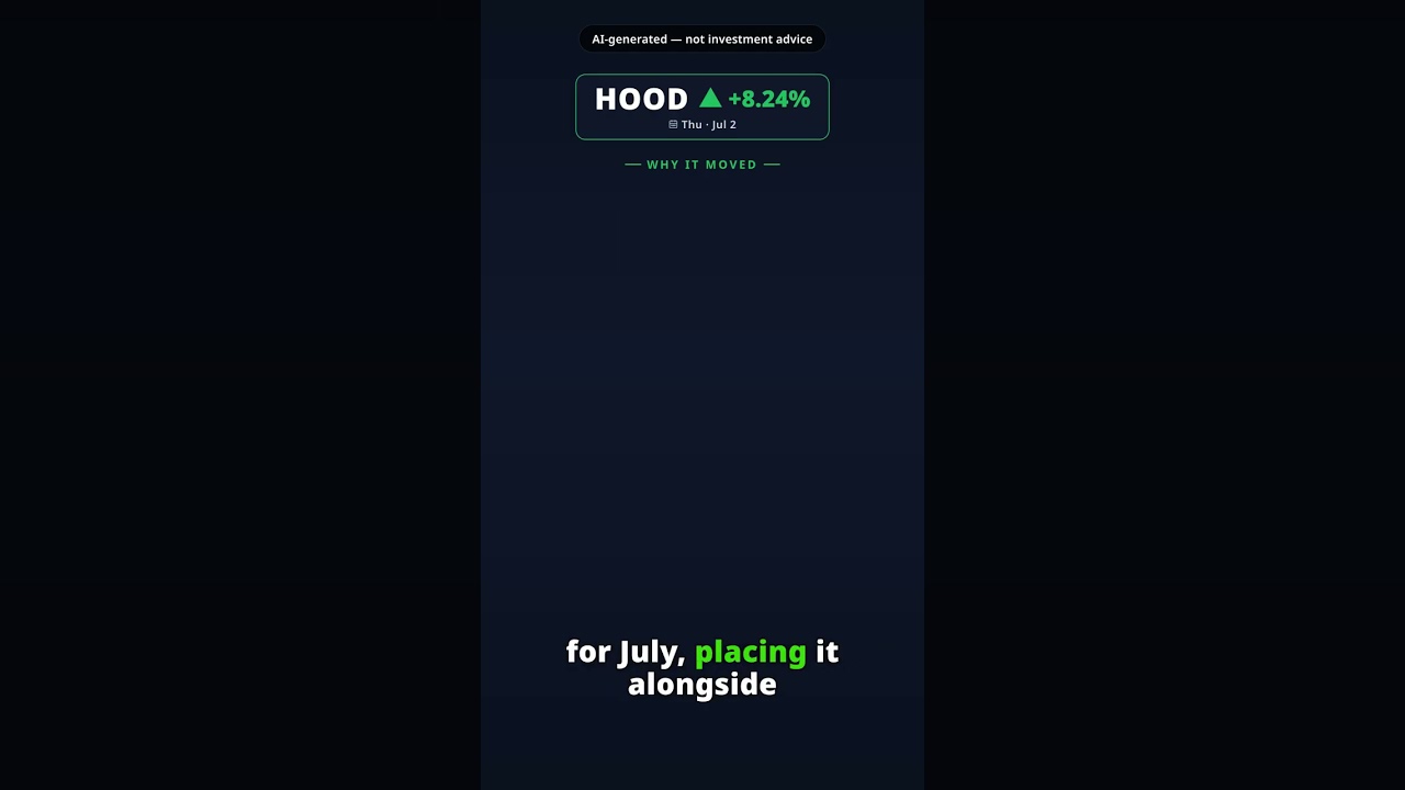 Why Is Robinhood Markets Stock Leaping Today? HOOD +8.24% (Jul 2) — Mizuho Top Pick