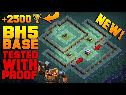MOST EPIC Builder Hall 5 Base w/ PROOF!! | NEW CoC BH5 Builder Base Update 2017 | Clash of Clans