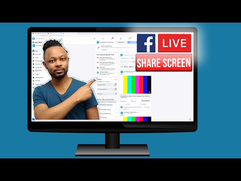 How to SHARE your SCREEN on Facebook Live for beginners | 2021 Update