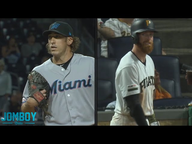 Brian Moran strikes out his brother Colin for his first big league K, a breakdown
