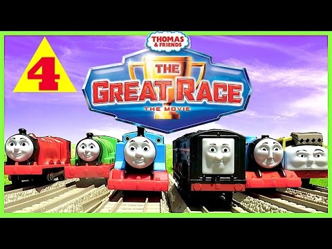Race Challenge #4: Thomas Trackmaster Talking Diesel Kids Pretend Play