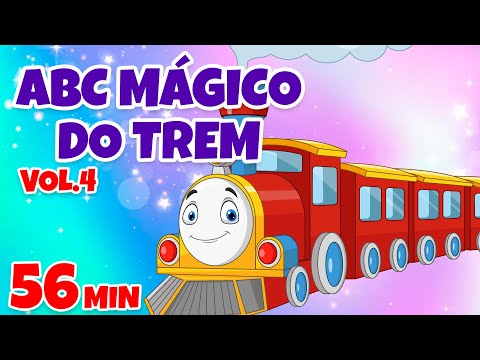 ABC Mágico do Trem Vol. 4 - Giramille 56 min | Desenho Animado Musical