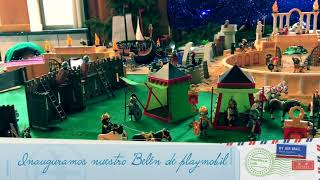 Inauguramos nuestro Belén de Playmobil