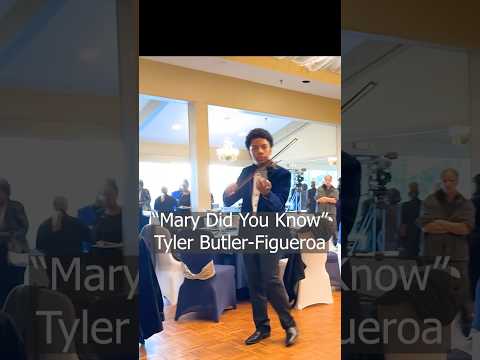 "Mary Did You Know" (violin cover) Tyler Butler-Figueroa Violinist