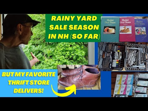 No Yard Sales Back in Rainy NH ☔But GREAT Thrift Store Haul! eBay BOLOs Pants with $119 tag for $2 😲