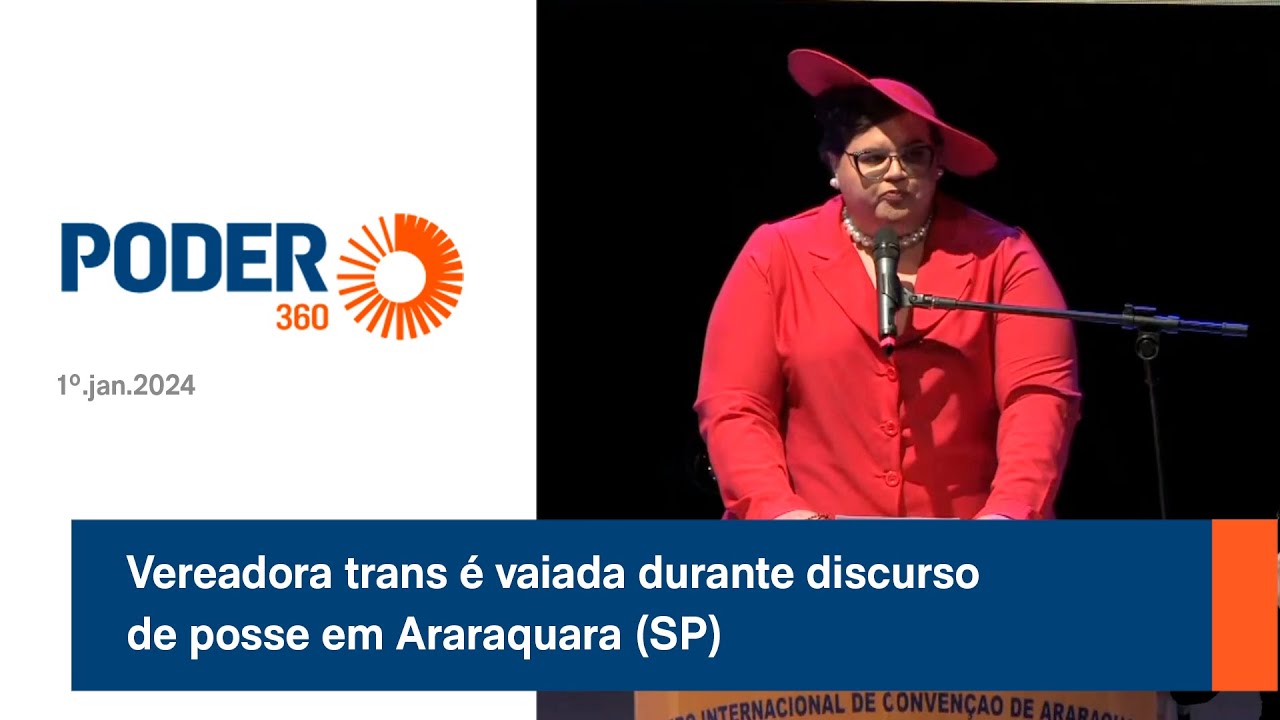 Vereadora trans é vaiada durante discurso de posse em Araraquara SP