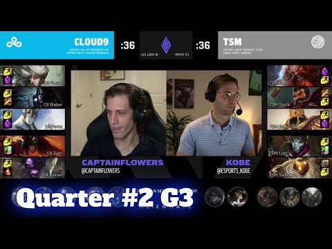 Cloud 9 vs TSM - Game 3 | Quarter Finals LCS Lock In 2021 | C9 vs TSM G3