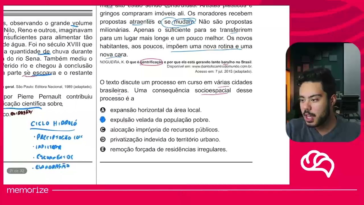 Resolução em Vídeo — Questão 53 ENEM 2018 PPL