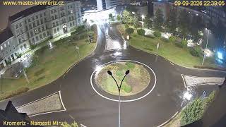 Kroměříž - náměstí Míru live webcam