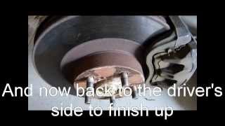 Subaru Outback Brake Rotor Replacement Highlights and Stuck Caliper Pin Fix