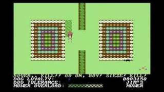 C64 Longplay - Hover Bovver (the first level)