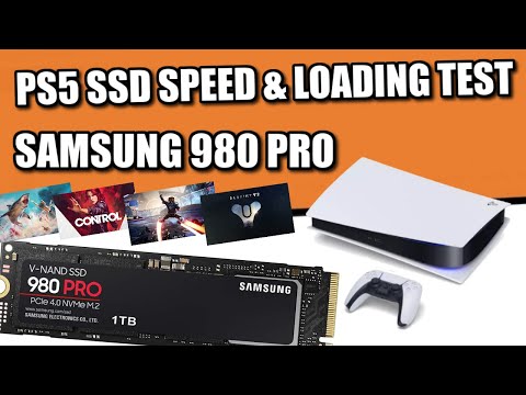 Samsung 980 Pro NVMe PS5 SSD Speed &amp; Loading Test