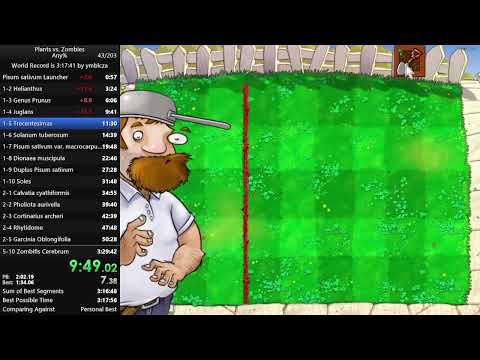 Plants vs. Zombies Any% in 3:28:51