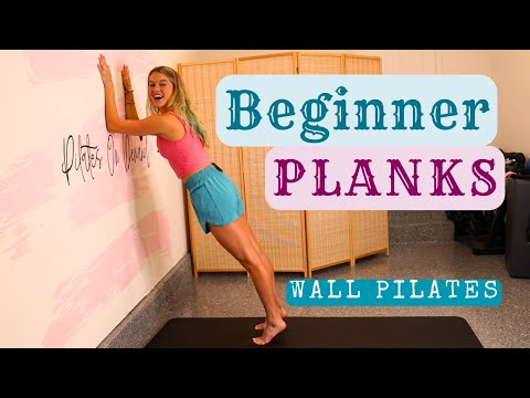 Get Toned Abs With This Beginner Wall Pilates Plank Workout!