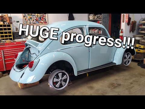 A Day in the Life of Vintage Classic Specialist, Episode 42, the 69 EV Bug body and pan reunited!