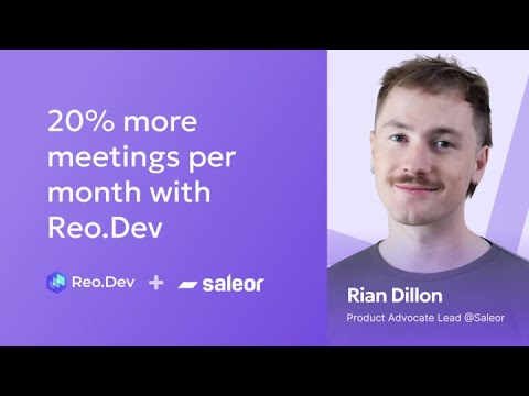 20% More Meetings Booked Per Month Using Reo.Dev