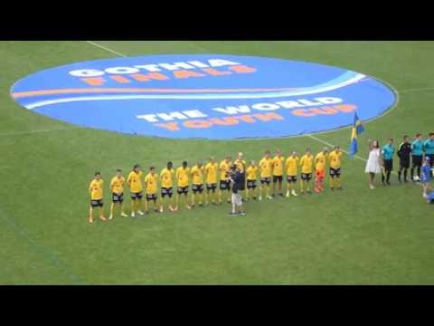 B15 Gothia Cup 2016 Finale - IF Elfsborg (Suède) Vs ASIOP Apacinti (Indonésie) : Hymne de la Suède