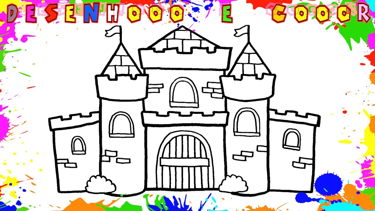 Watch Now Como Desenhar um CASTELO | PRINCESA | FÁCIL | Desenho para Colorir e Imprimir | Desenhooo e Cooor Como Desenhar um CASTELO | PRINCESA | FÁCIL | Desenho para Colorir e Imprimir | Desenhooo e Cooor