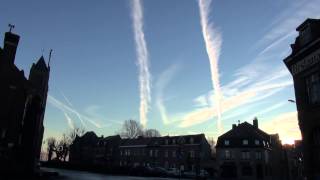 preview picture of video '7/01/2015 - Chemtrails dans le ciel de Warneton Belgique (1/2)'