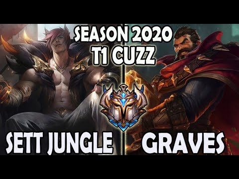 T1 Cuzz SETT Jungle vs GRAVES - Lol Korea Ranked