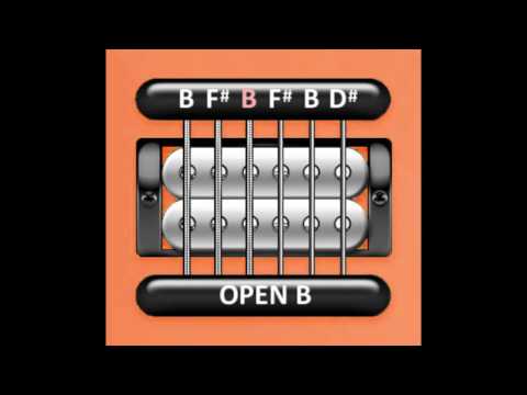 Perfect Guitar Tuner (Open B = B F# B F# B D#)