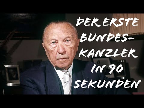 Konrad Adenauer‘s Leben in 90 Sekunden | Doku | Biografie | Der erste Bundeskanzler 🥇