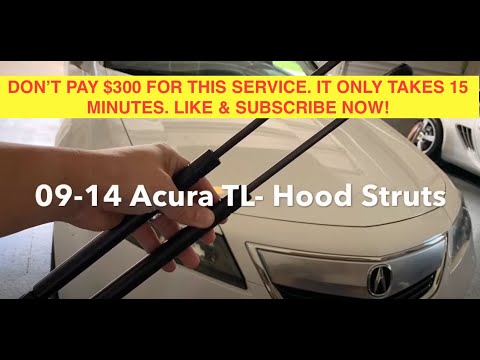 #Acura TL: #HOOD #STRUT replacement! EASY!!!