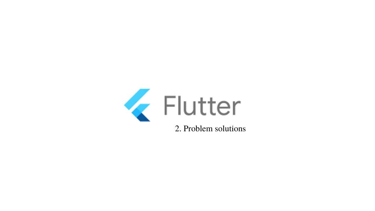 Exercise solutions | Flutter Bootcamp