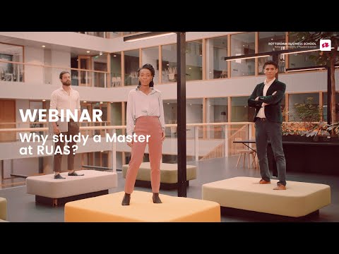 Why study a Master at RUAS?