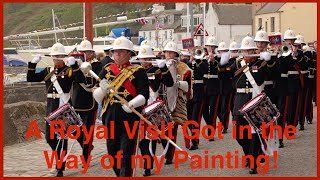 We Were Entertained by the Royal Marines Band Instead